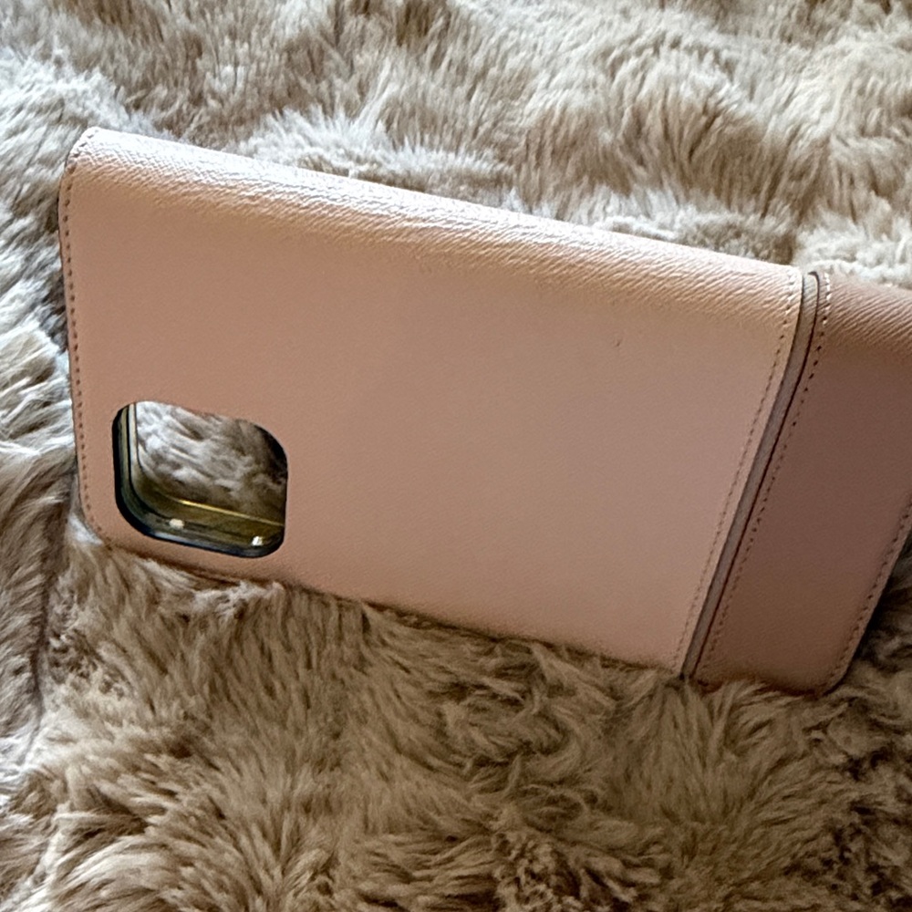 Kate Spade Light pink and Tan Wallet phone case for iPhone 13 Pro Max!! - Picture 4 of 6